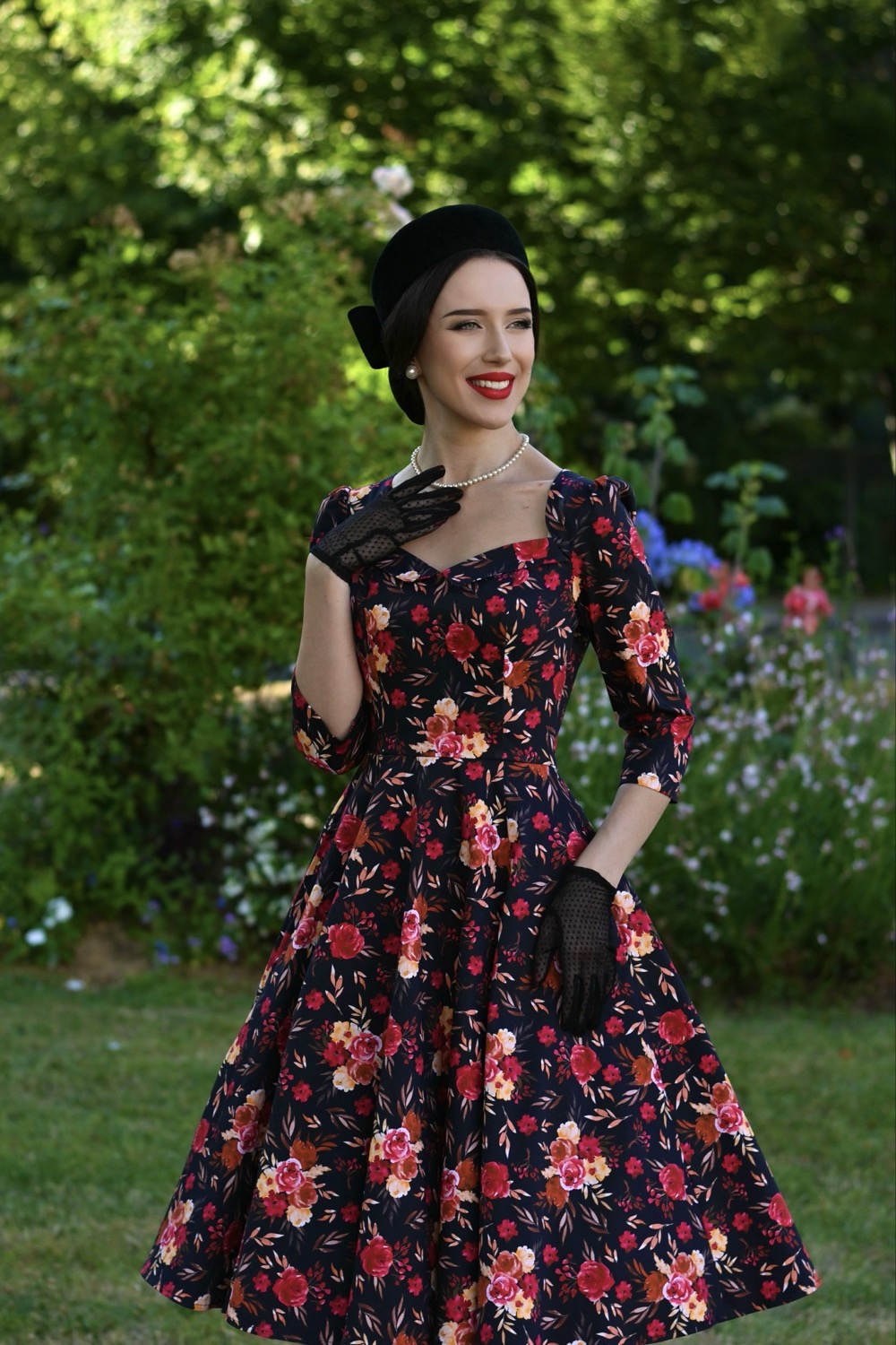 Margot Floral Swing Dress